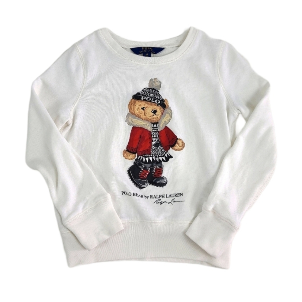 Polo Ralph Lauren Winter Bear Sweatshirt White